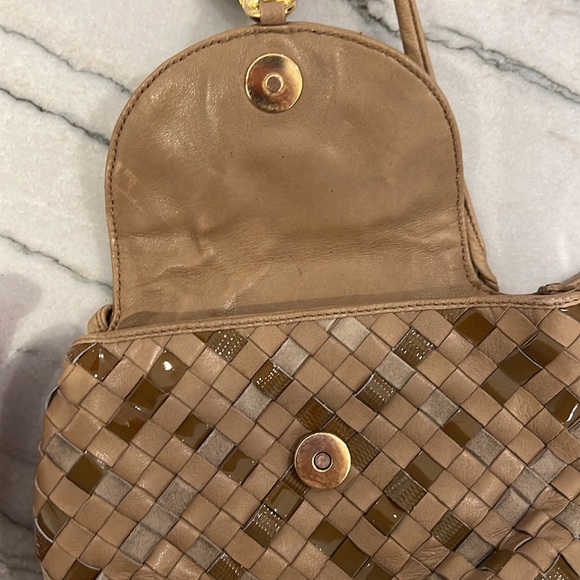 Vintage Leather & Suede Handbag - Picture 7 of 16